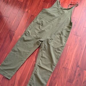 Olive Oversized Women's Utility Jumpsuit